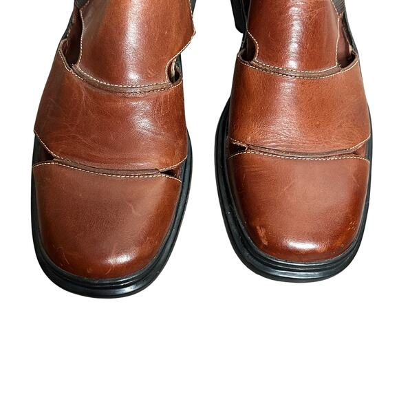 Cole Haan x Nike Air Vintage Leather Cut Out Sandal Shoes 11 Brazil Grandpacore - Picture 11 of 12